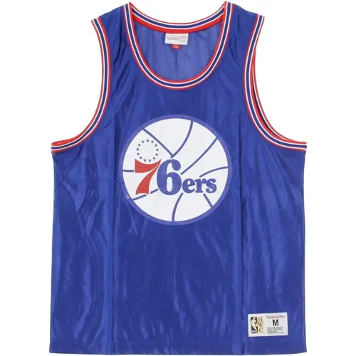 Sportswear, male, , Size: XL NBA Dazzle Tank Top in Team Colors - Mitchell & Ness - Modalova