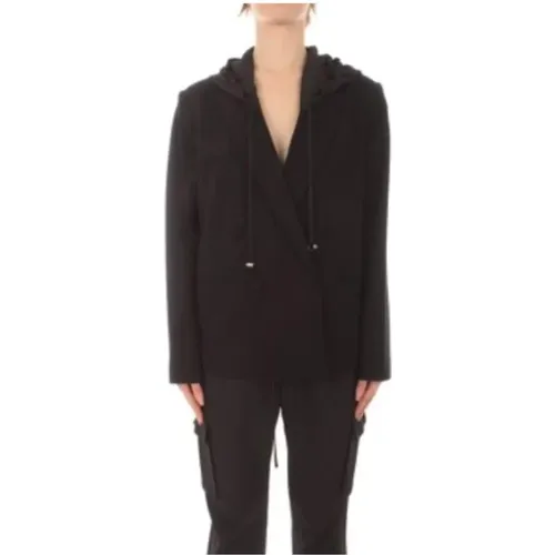 Hooded blazer jacket , female, Sizes: S - Twinset - Modalova