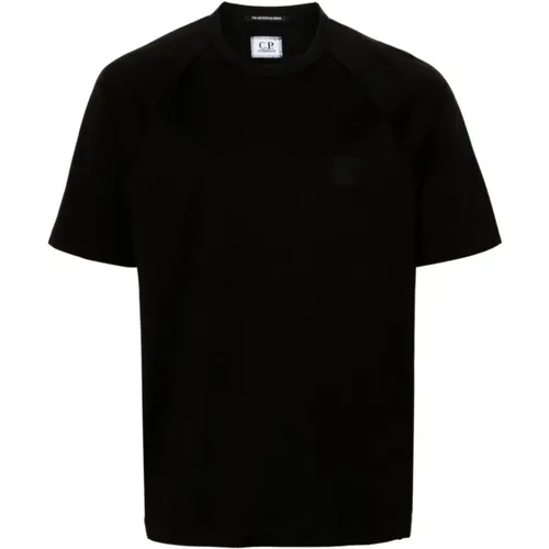 Logo T-Shirt Schwarz , Herren, Größe: 2XL - C.P. Company - Modalova