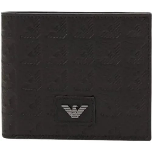 Wallets & Cardholders, male, , Size: ONE SIZE Wallet with Coin Purse - Emporio Armani - Modalova