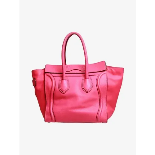 Pre-owned Tote Bags, female, , Size: ONE SIZE Pre-owned Leather celine-bags - Celine Vintage - Modalova