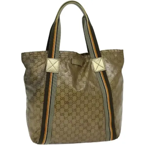 Pre-owned Tote Bags, female, , Size: ONE SIZE Pre-owned Canvas gucci-bags - Gucci Vintage - Modalova