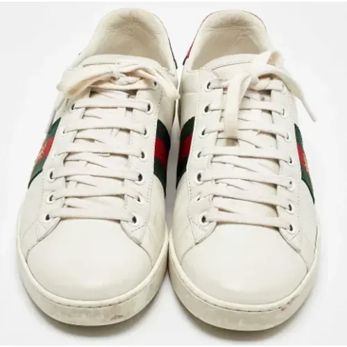 Pre-owned Leather sneakers , female, Sizes: 5 UK - Gucci Vintage - Modalova