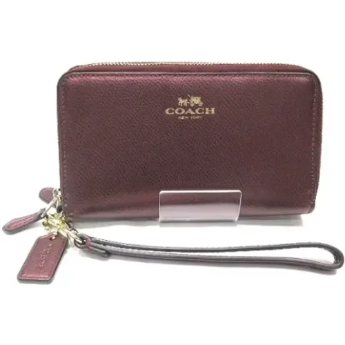 Pre-owned Wallets, female, , Size: ONE SIZE Pre-owned Leather wallets - Coach Pre-owned - Modalova