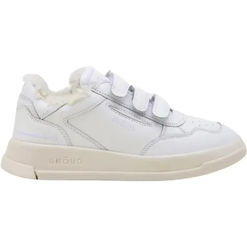 Tennis Sneaker mit Fell , Damen, Größe: 40 EU - Ghoud - Modalova