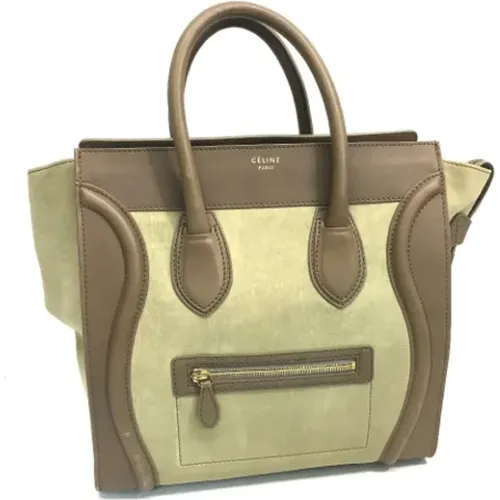 Pre-owned Tote Bags, female, , Size: ONE SIZE Pre-owned Leather handbags - Celine Vintage - Modalova