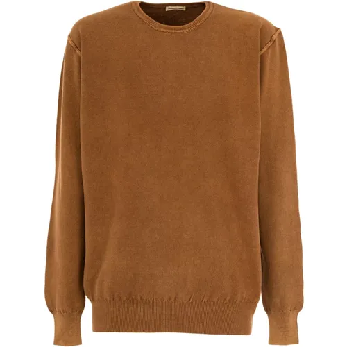 Herren Rundhals Pullover , Herren, Größe: L - CASHMERE COMPANY - Modalova