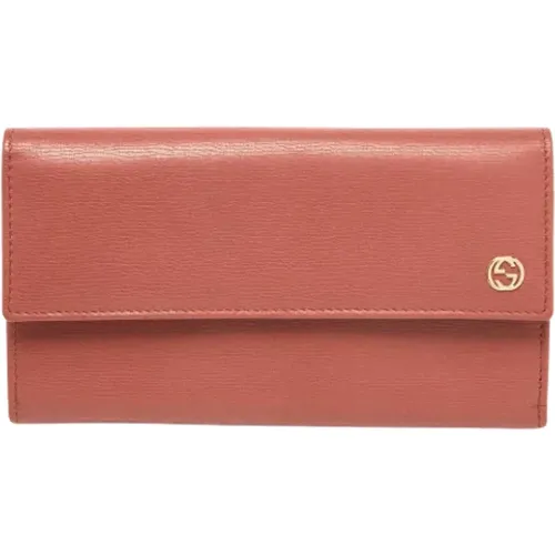 Pre-owned Leather wallets , female, Sizes: ONE SIZE - Gucci Vintage - Modalova