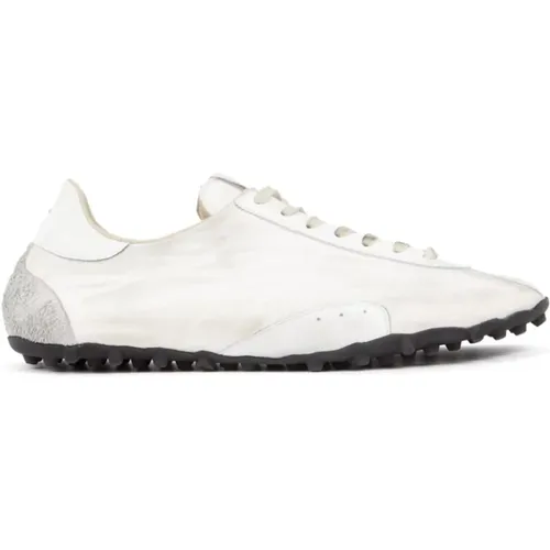 Sneakers, male, , Size: 8 US Vintage Leather Sneakers with Iconic Heel - Maison Margiela - Modalova