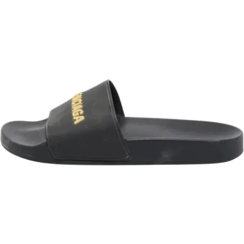 Pre-owned Flats, female, , Size: 11 US Pre-owned Rubber flats - Balenciaga Vintage - Modalova