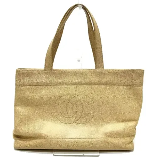 Pre-owned Tote Bags, female, , Size: ONE SIZE Pre-owned Leather chanel-bags - Chanel Vintage - Modalova