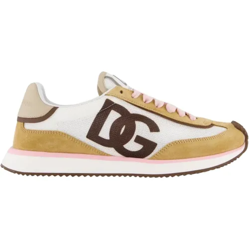 Low-Top Sneakers , female, Sizes: 3 1/2 UK, 8 UK, 5 1/2 UK, 3 UK, 7 UK - Dolce & Gabbana - Modalova