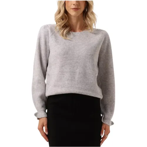 Antracite Fancy Pullover Sleeve Pullover , Damen, Größe: M - NUKUS - Modalova