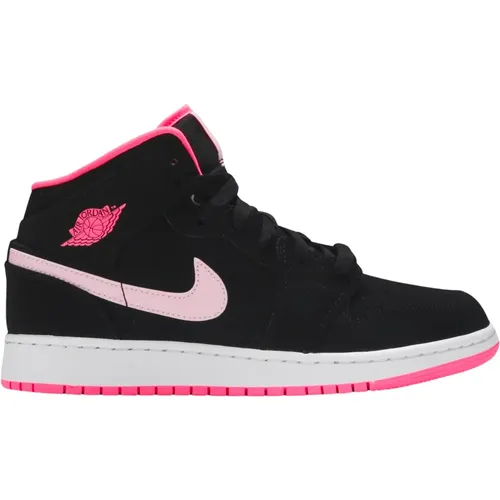 Limited Edition Air Jordan 1 Mid , female, Sizes: 3 1/2 UK, 4 1/2 UK, 5 UK, 3 UK - Nike - Modalova