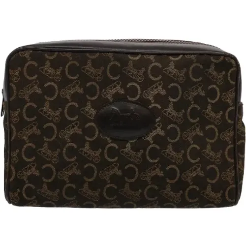 Pre-owned Clutches, female, , Size: ONE SIZE Pre-owned Canvas celine-bags - Celine Vintage - Modalova