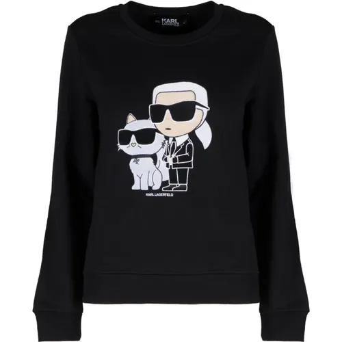 Sweatshirts, female, , Size: XS Ikonik 2.0 Couple Sweatshirt - Karl Lagerfeld - Modalova