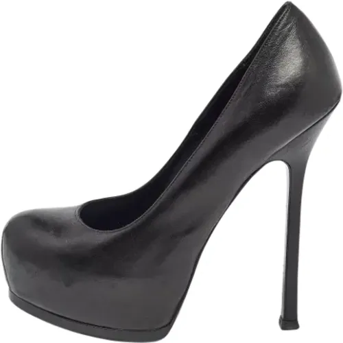 Pre-owned Pumps, female, , Size: 8 US Pre-owned Leather heels - Yves Saint Laurent Vintage - Modalova