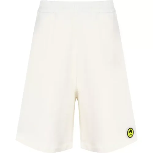 Weiße Shorts mit Smile-Logo, Shorts - Barrow - Modalova