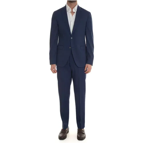 Single Breasted Suits, male, , Size: M Classic 2-Button Suit - Michael Kors - Modalova