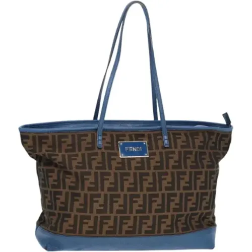 Pre-owned Tote Bags, female, , Size: ONE SIZE Pre-owned Canvas totes - Fendi Vintage - Modalova