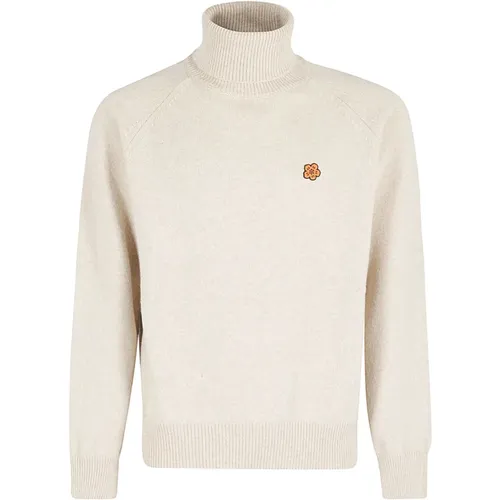 Boke Flower Turtleneck Sweater , male, Sizes: L, M, S - Kenzo - Modalova