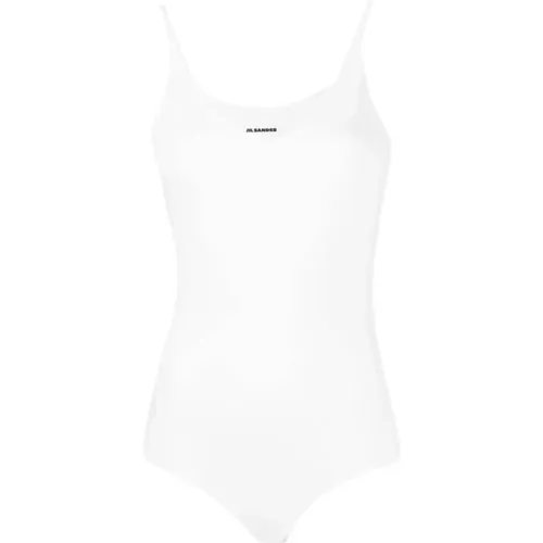 Weißer Bodysuit für Frauen - Jil Sander - Modalova