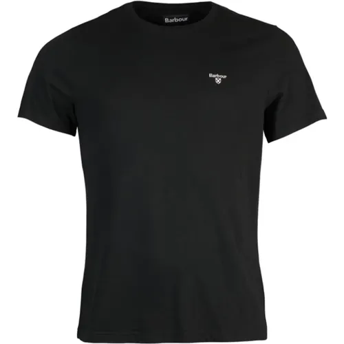 Essenzielles Sportliches T-Shirt in Schwarz - Barbour - Modalova