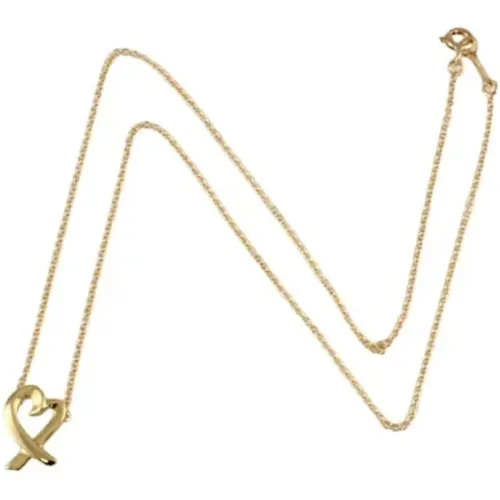 Pre-owned Jewellery, female, , Size: ONE SIZE Pre-owned Gold necklaces - Tiffany & Co. Pre-owned - Modalova