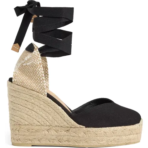 Chiara/8Ed/001 11 cm Wedges , female, Sizes: 4 UK, 6 UK, 5 UK, 7 UK - Castañer - Modalova