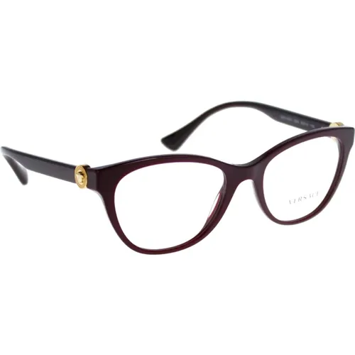 Original Prescription Glasses with 3-Year Warranty , female, Sizes: 55 MM - Versace - Modalova