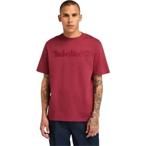 Kurzarm-Baumwoll-T-Shirt, Modell Hampthon,Kurzarm T-Shirt, Modell Hampthon - Timberland - Modalova