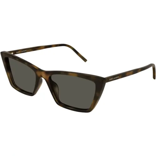 Dünne ICA Stil Sonnenbrille - Saint Laurent - Modalova