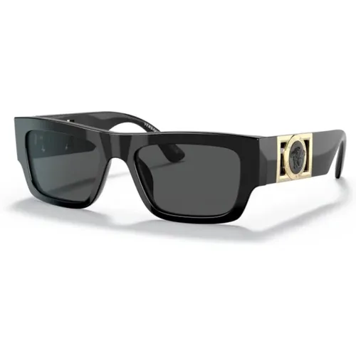 Sungles , male, Sizes: 53 MM - Versace - Modalova