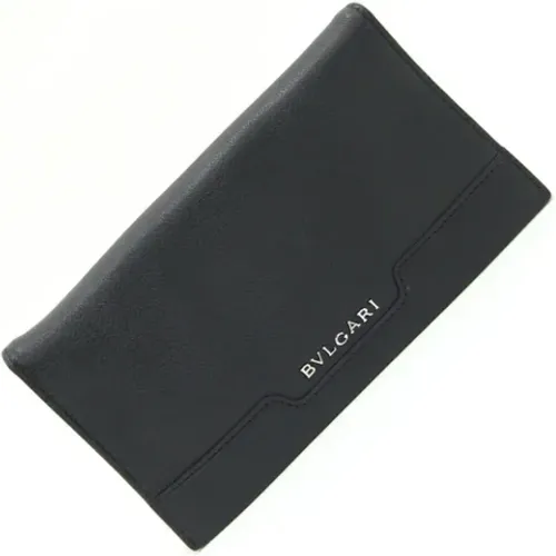 Pre-owned Wallets, male, , Size: ONE SIZE Pre-owned Leather wallets - Bvlgari Vintage - Modalova