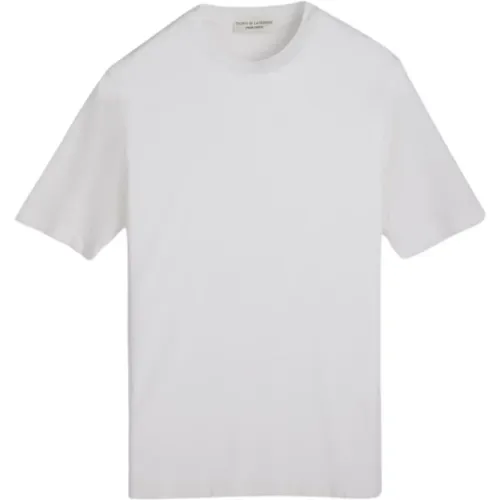 Short Sleeve Round Neck T-shirt , male, Sizes: 2XL, M, L - Filippo De Laurentiis - Modalova
