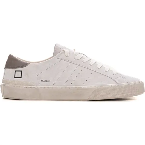 Sneakers, male, , Size: 8 US Suede and rubber low top sneaker - D.a.t.e. - Modalova