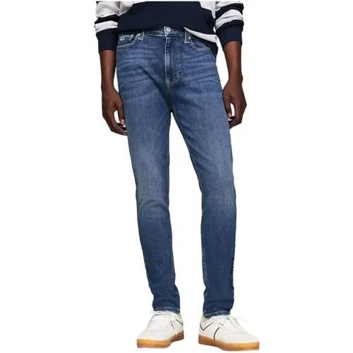 Modern Skinny Jeans with Retro Touch , male, Sizes: W36 L32, W30 L32, W29 L32, W31 L32, W34 L32, W32 L32, W33 L32 - Tommy Hilfiger - Modalova