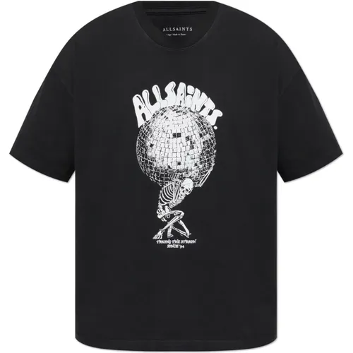 T-shirt Burden , Herren, Größe: XL - AllSaints - Modalova