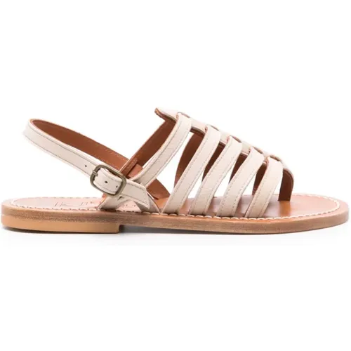 Suede Caged Sandals , female, Sizes: 3 UK - K.jacques - Modalova