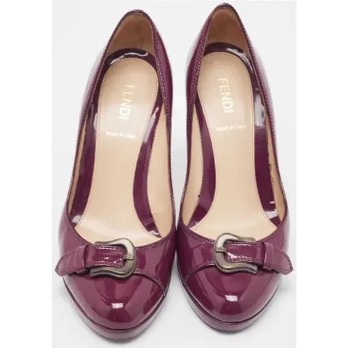 Pre-owned Leder Heels , Damen, Größe: 36 1/2 EU - Fendi Vintage - Modalova