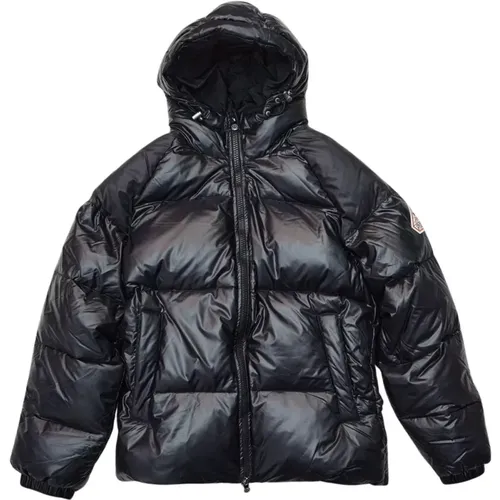 Glänzende Schwarze Steppjacke Sten 3 , Herren, Größe: S - Pyrenex - Modalova