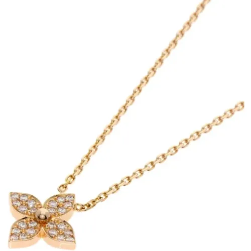 Pre-owned Rose Gold necklaces , female, Sizes: ONE SIZE - Louis Vuitton Vintage - Modalova