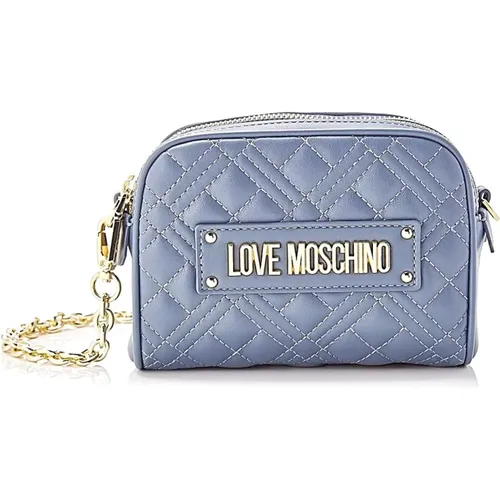 Stilvolle Lederhandtasche - Love Moschino - Modalova