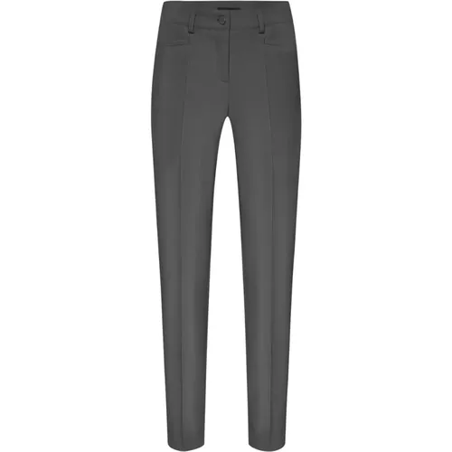 Renira Dunkelgraue Hose , Damen, Größe: M - CAMBIO - Modalova