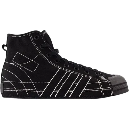 Sneakers, male, , Size: 4 US Leather Hi-Top Sneakers - Y-3 - Modalova