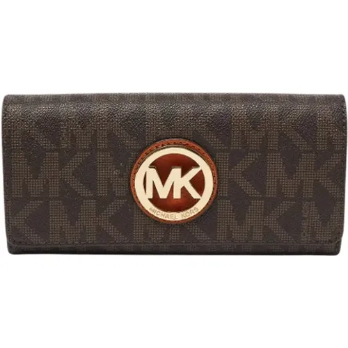 Pre-owned Coated canvas wallets , female, Sizes: ONE SIZE - Michael Kors Pre-owned - Modalova