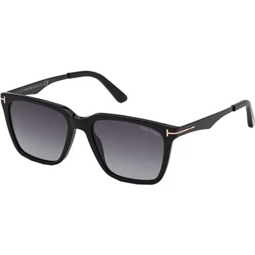 Stylish Sunglasses in Shiny /Grey , male, Sizes: 54 MM - Tom Ford - Modalova