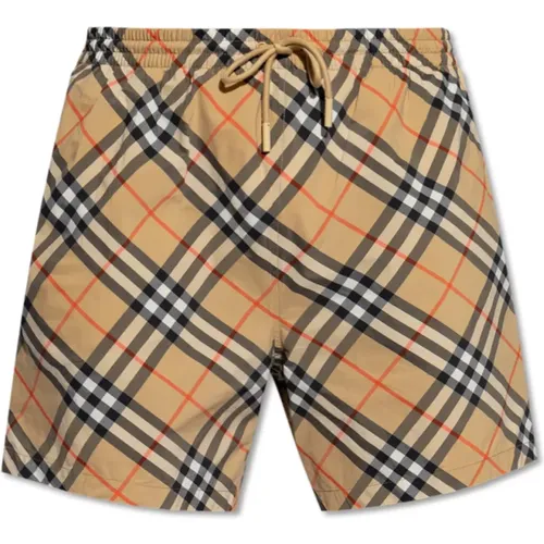 Beachwear, male, , Size: M Swim Shorts - Burberry - Modalova