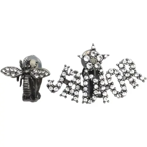 Pre-owned Jewellery, female, , Size: ONE SIZE Pre-owned Metal earrings - Dior Vintage - Modalova