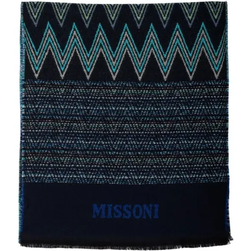 Winter Scarves, male, , Size: ONE SIZE Patterned Scarf for Stylish Look - Missoni - Modalova